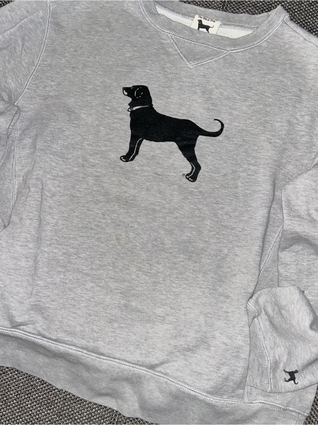 Rare The Black Dog By Marthas Vineyard Grsy Sweatshirt Art